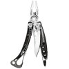 Leatherman Skeletool CX 830923 - Lekki multitool, stal 154CM, otwieracz do kapsli, do survivalu i codziennego użytku - 66 mm ostrze - Leatherman